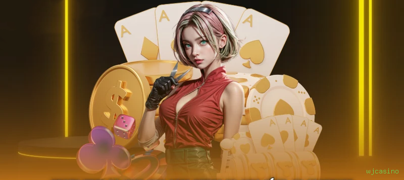 Imagem promocional da wjcasino mostrando a plataforma e suas vantagens